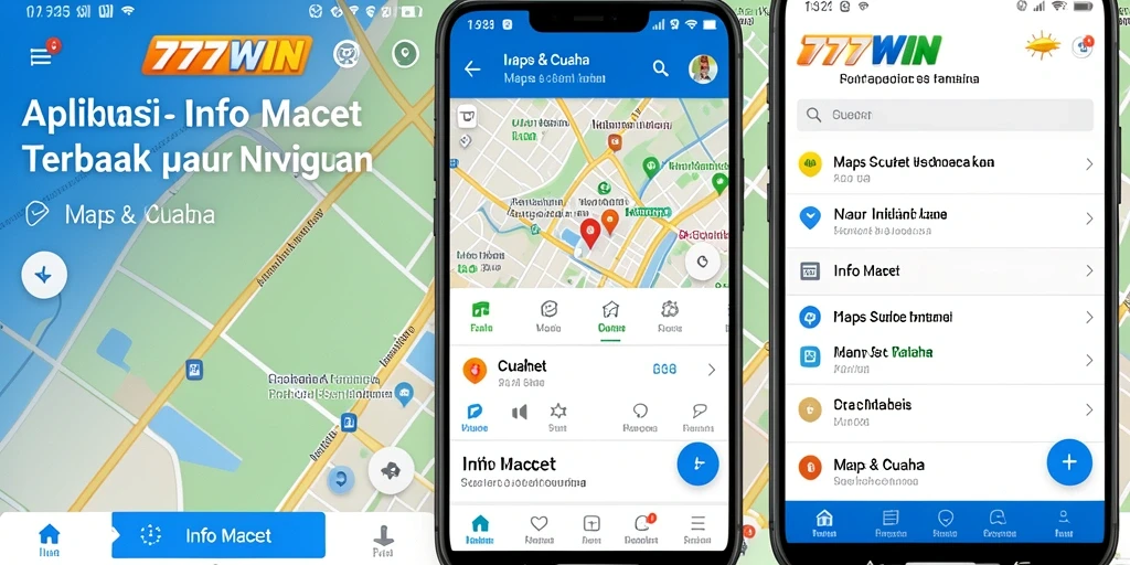 Tampilan antarmuka utama 777WIN yang menampilkan informasi kemacetan terkini.
