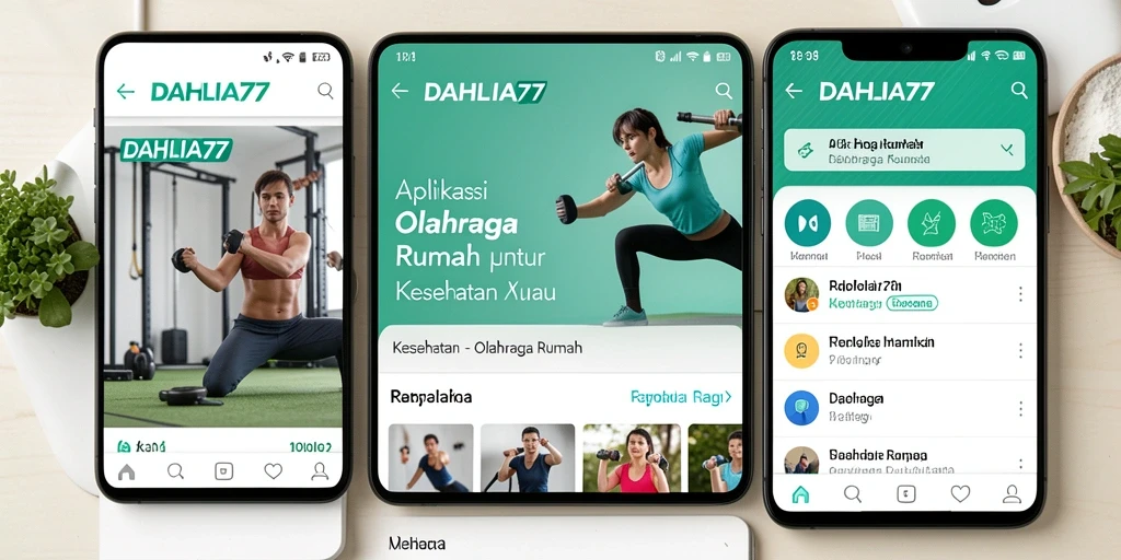 Antarmuka aplikasi DAHLIA77 yang intuitif dan menyenangkan.