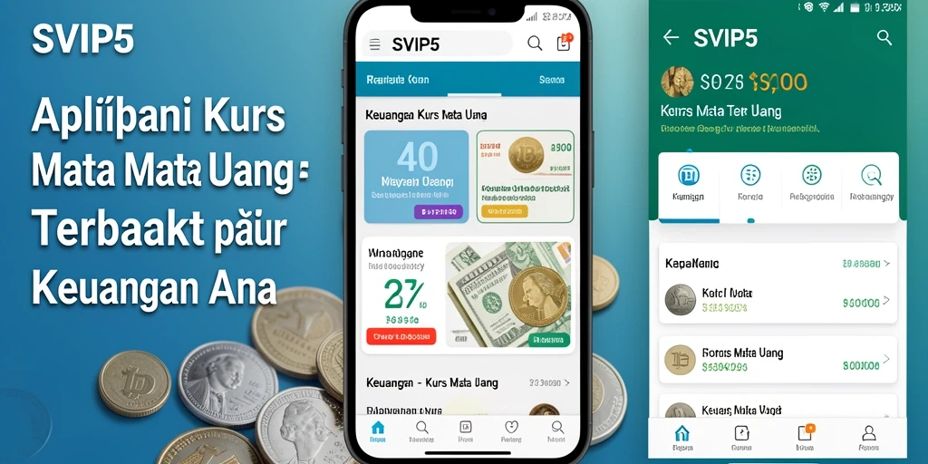 Tampilan antarmuka SVIP5 dengan grafik dan informasi nilai tukar mata uang.